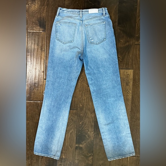 PISTOLA Cassie High-Waisted Straight Leg Jean in Belmont Distressed Wash - 25 - Picture 7 of 10